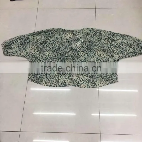 2017 Latest Fashionable Ladies Leopard Print Chiffion Blouse photo-6