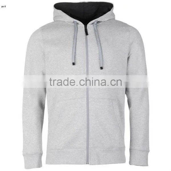 Kangaroo Pocket Customized Wholesale Plain Black Hoodie photo-4