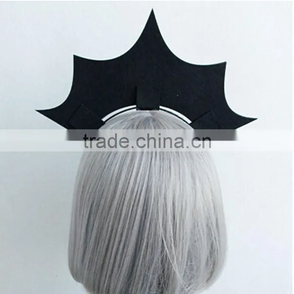 Queen Style Head Hair Hoop,hollow Lace Crown Party Hair Band,holiday Party Halloween Hair Jewelry photo-3
