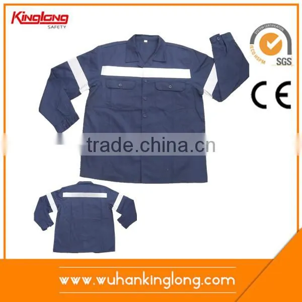 Custom Logo Safety Fluorescent Work Jackets With Reflective Tape photo-3
