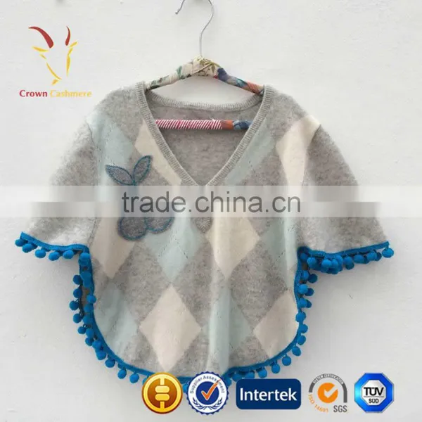 Knitted Wool Poncho for Kids,Baby Poncho,Kids Poncho photo-4