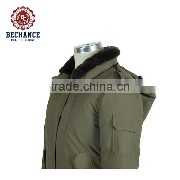 Mens Winter Jacket With Polyester Cotton Padding Stand Collar Padded Jacket photo-5