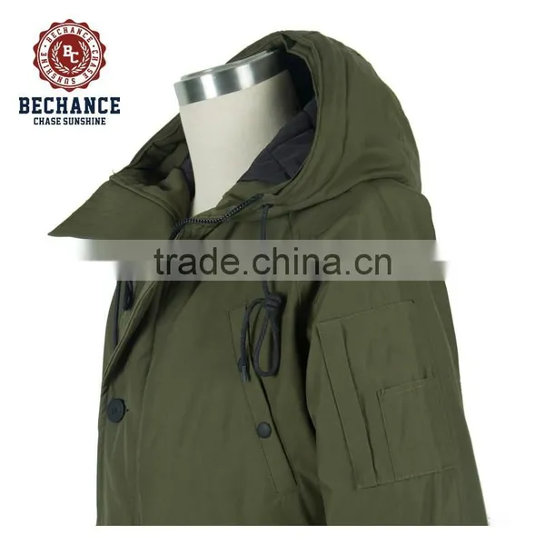 M1121 Men Winter Casual Long Padding Parka photo-5