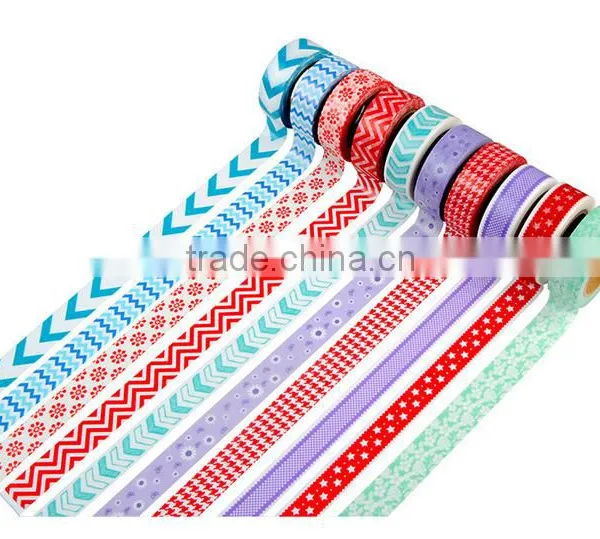 Chevon and Pokla Dot Washi Masking Tape Set photo-5