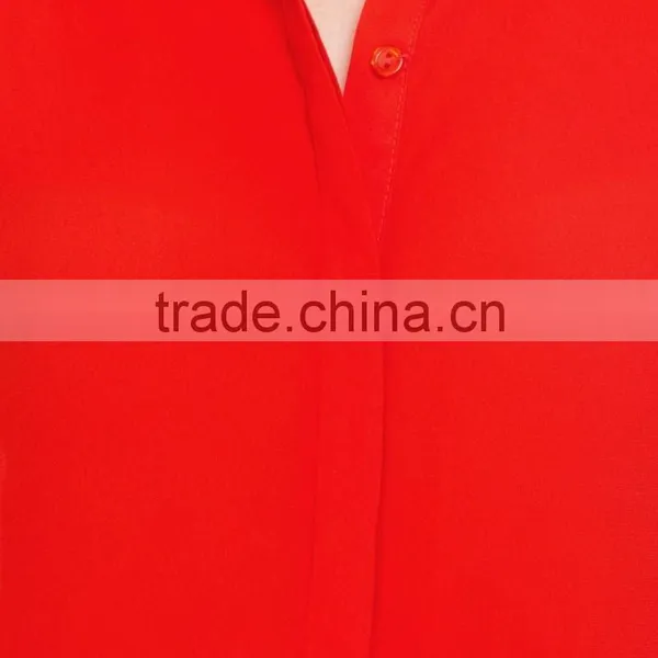Relaxed Fit Classic Shirt Colloar Ladies Office Shirt Elegant Office Clothing photo-4