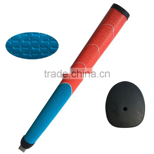 Red Synthetic Leather Golf Grips Putter photo-3