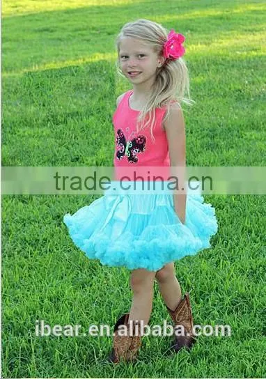 Popular Gorgeous Clothing Chiffon Tutu Party Pettiskirt Adorable Attire Floral Side photo-4