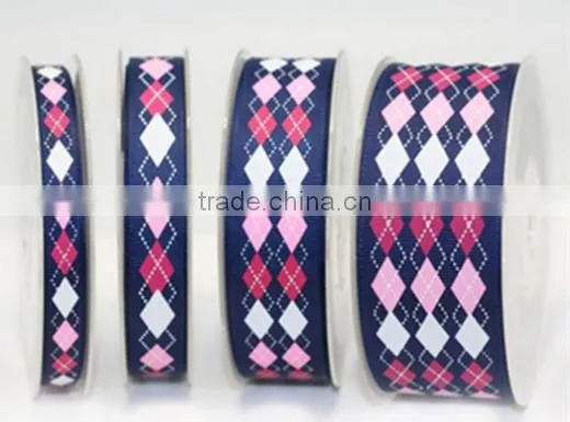 Hi-ana Ribbon 193 Lattice Printed Ribbon Princess Grosgrain Ribbon Printed Grosgrain Ribbon