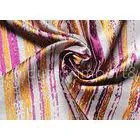 Dresses Striped Jacquard Woven Fabric High End Organza Purple