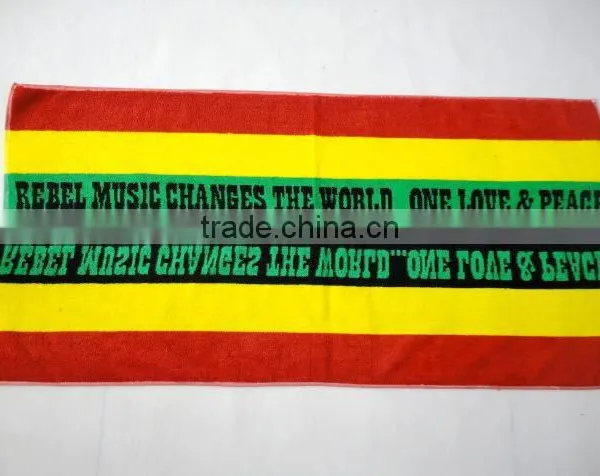 100 Cotton Jacquard Gym Towel photo-2