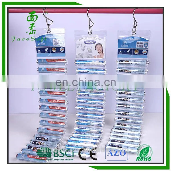 Wholesale Eco Friendly 100% Rayon Material OEM Cellulose Wipe Tissue Paper Tablet Tissue Paper Compressed Tissue photo-2