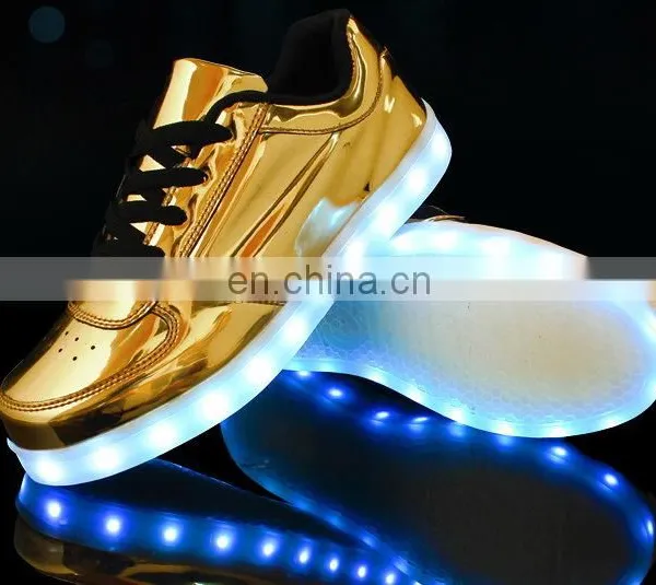Wholesale Stock Men Shoes Outdoor Glowing Women LED Causal Shoes Unisex 2015 photo-3