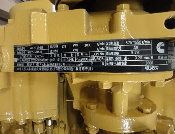 Cummins NT855-C280 Engine Assy for Shantui Bulldozer SD22 SD23 photo-3