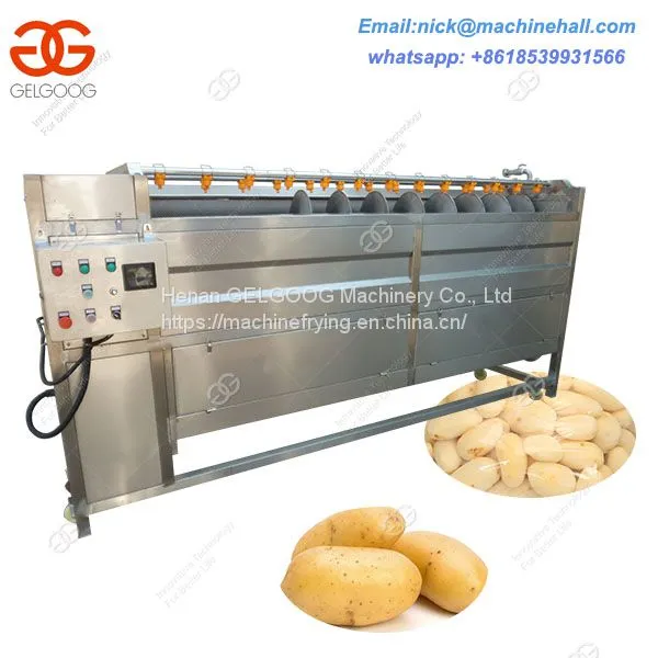 Automatic Stainless Steel Vegetable/Fruit Potato Bubble Washing Machine/Air Bubble Washing Machine Manufacture photo-3