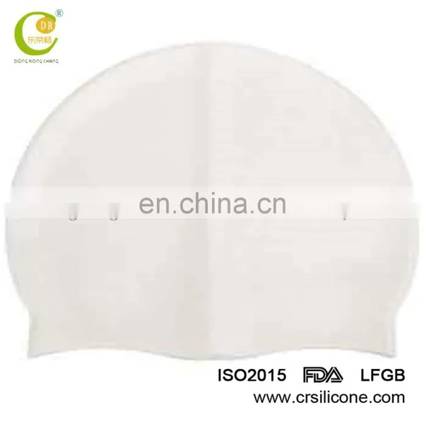 Kids Sports Silicone Material Swim Cap Flexible Durable Swimming Hat Black Yellow photo-5