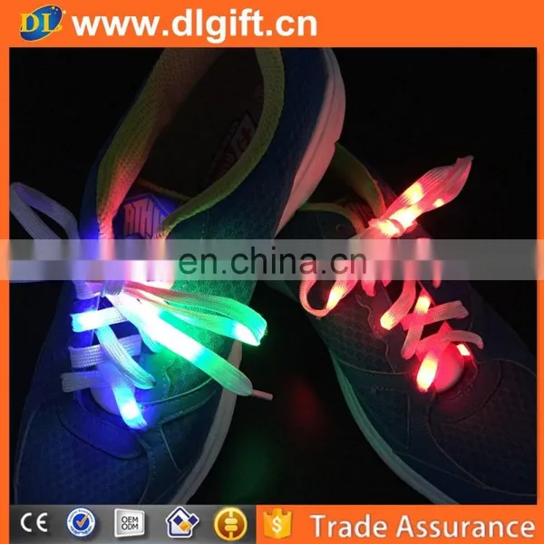 Glow In Dark RGB Light Up Flashing Shoelace, LED Shoe Lace, Nylon Light Shoelace photo-2