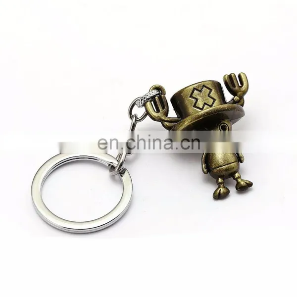 Anime One Piece Keychain Figure Model Tony Chopper Key Ring photo-3