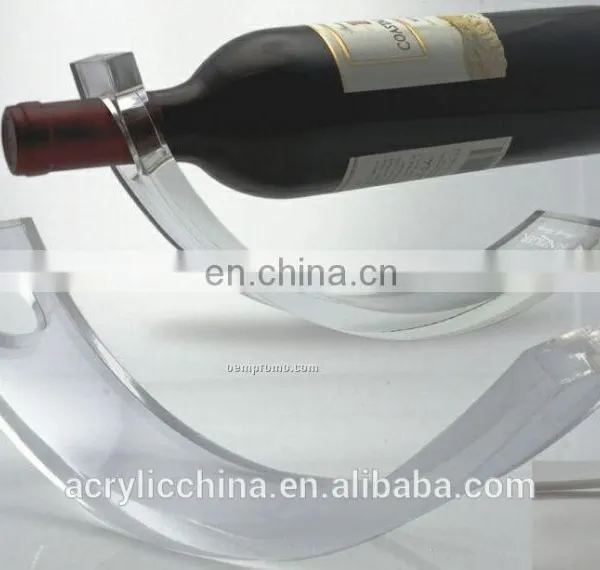 Single Acrylic Display Stand for Wine Bottle,acrylic Used Commercial Wine Racks photo-2
