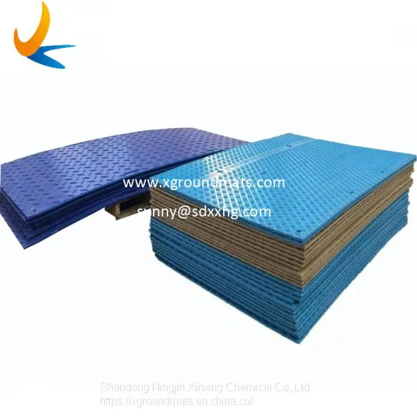 Мат для защиты дорожного покрытия из пластика HDPE с защитой от ультрафиолетовых лучей