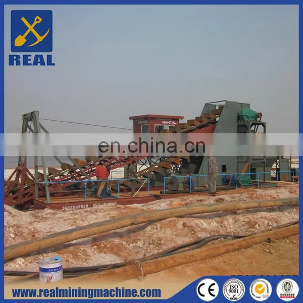 100m3/hr Multifunctional Dredger High Efficient Bucket Chain Gold Dredger for Sale