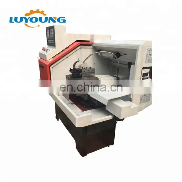 China High Speed Horizontal 2 Axis Mechanical Mini Cnc Lathe for Sale photo-7