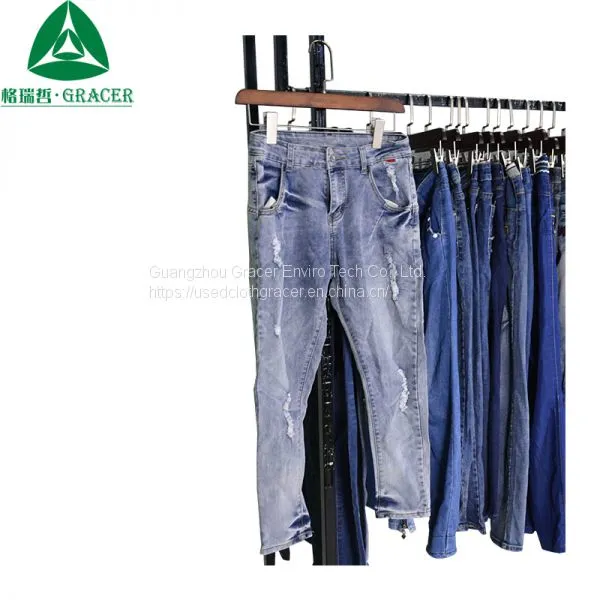 Guangzhou Used Clothes Used Jeans Second Hand Clothes Per Bale photo-4