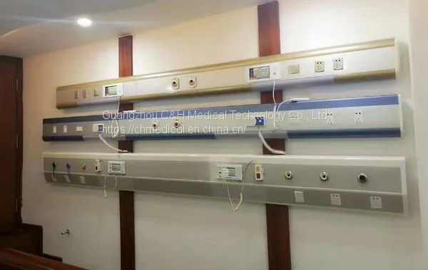 Hopsital Ward Medical Gas Pipeline System Terminal Equipment of Wall Mount Bed Head Trunking Panels photo-2