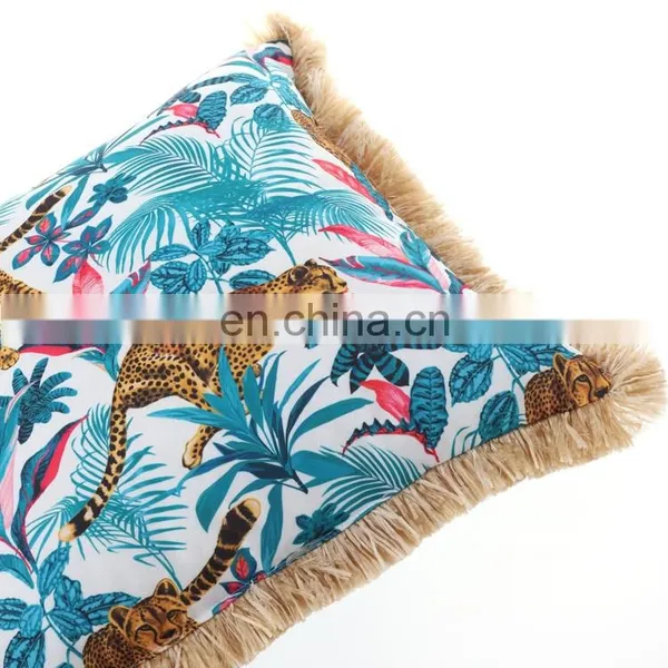 Top Selling Classical Leopard Panther Print Animal Print Double Sides Outdoor Pillows Waterproof photo-6