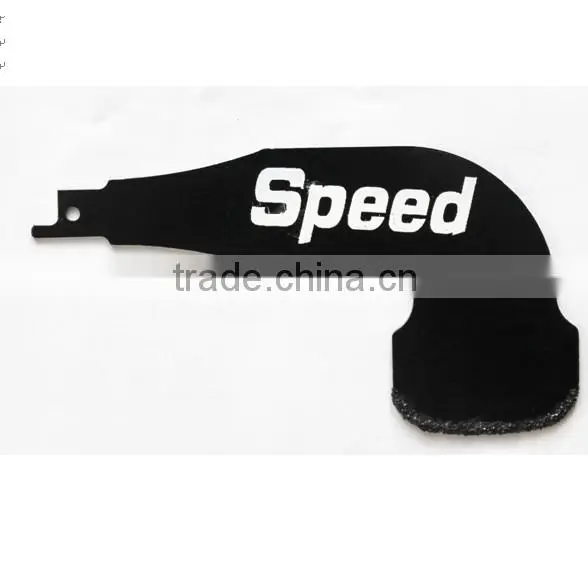 Tile Grout Removal Blade With Carbide Grit Edge Fits All Electric Reciprocating Saw photo-2