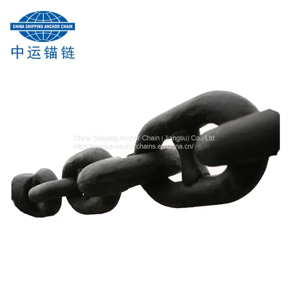 60mm U2, U3 Grade Black Painted Anchor Chains photo-2