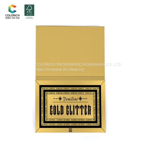 Eyeshadow Cosmetics Empty Eyeshadow Pallete Packaging Paper Boxs Eyeshadow Pallet With Brush photo-2