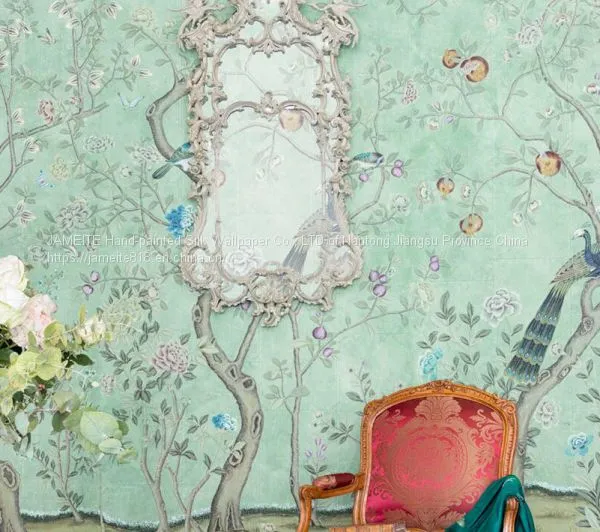 Chinoiserie Style Wallpaper photo-4