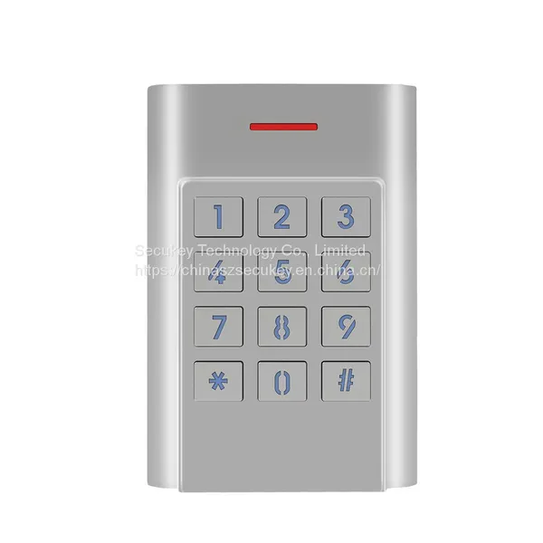 Secukey K5 Metal Keypad Easy Installation 6 Wires Standalone Keypad IP66 Waterproof Backlit Keypads Access Control photo-2