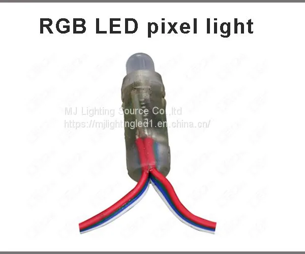 5V 12mm RGB Led Light Pixel Lamp 50pcs/String 0.3W DC5V IP67 Outdoor 3D Letter Signage Made In China photo-3