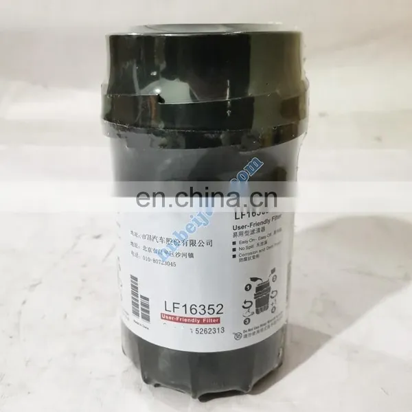 Hot Sale ISF3.8 Diesel Truck Oil Filter LF16352 5262313 On Sale photo-2