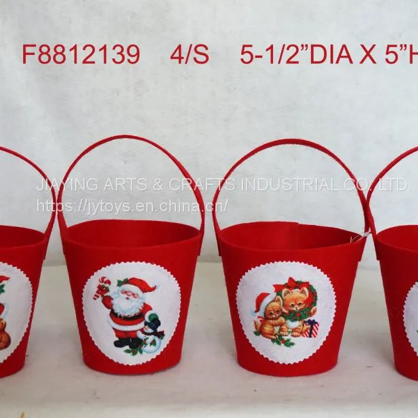 Felt Christmas Container