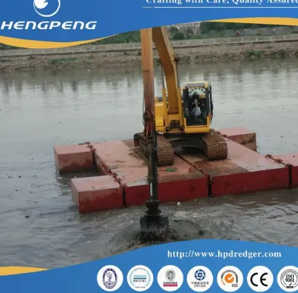Advanced Excavator Modular Floating Platform Barge for Marine Transport photo-3