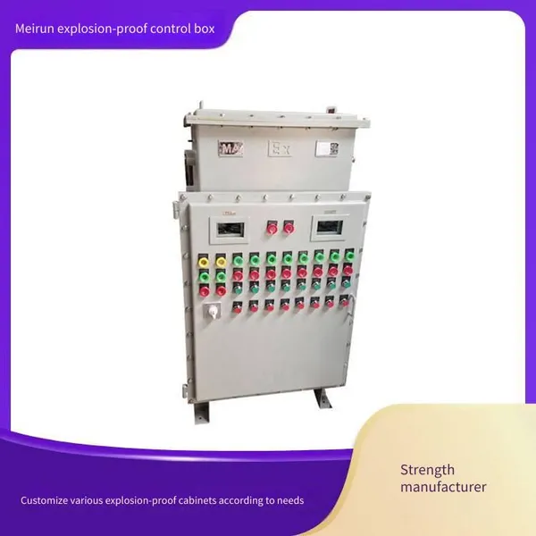 Dust-proof, Moisture-proof and Explosion-proof Box. Special Explosion-proof Control Cabinet for Chemical Industry. Essential Power Distribution Equipment for Gas Station Safety photo-3