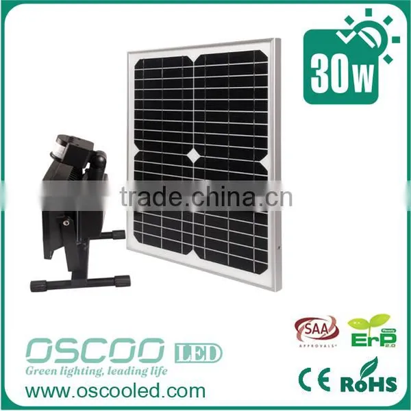Led Flood Lighting 30W Solar Rechargeable Light With Solar Panels New Products Led Flood Lighting photo-3