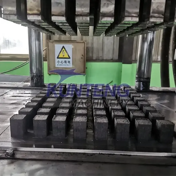 Automatic Red Coal Forming Machine Production Line Coconut Shell Hookah Charcoal Making Machine photo-2