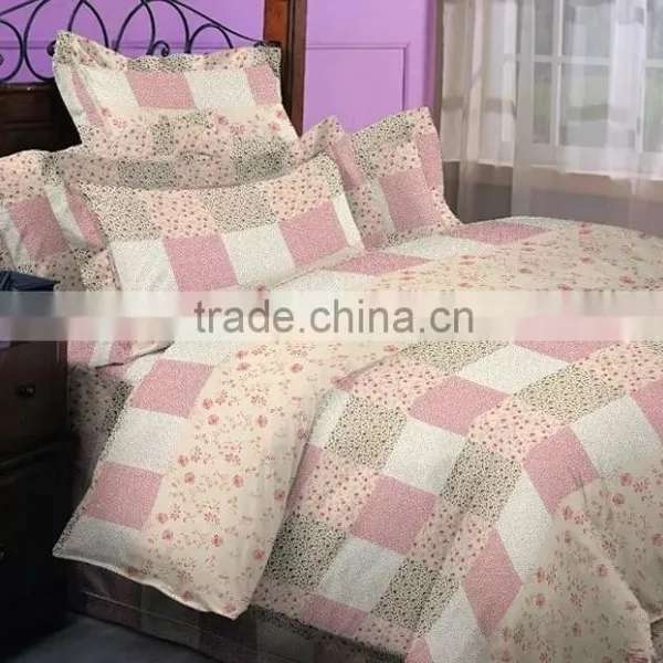 Fashion Design Microfiber Fabric Bedding Sheet Set for Home Textile photo-2