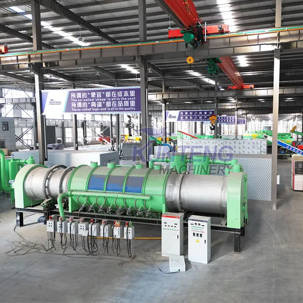 Continuous Nut Shell Chestnut Shell Carbonization Furnace Biomass Pistachio Shell Charcoal Making Equipment photo-2
