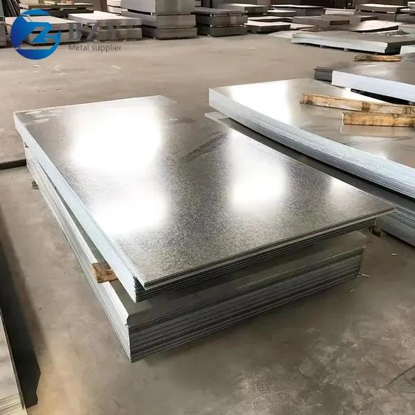 Hot Rolled ASTM A-653 Hot Dipped Galvanized Sheet G40 G60 Zinc Coated Plate Galvanized Steel Sheet photo-2