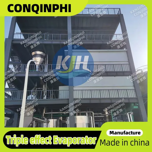 Energy-saving Multi-effect Evaporation Concentration Crystallizer 2205 Stainless Steel PLC Control photo-3