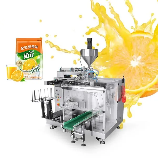 Quantitative Bagging and Filling Machine Vertical Fully Automatic Weighing Powder Beverage Juice Liquid Paste Dispensing Packaging Machine