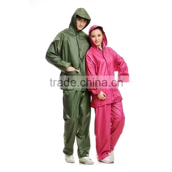 Fashion Nylon Rain Poncho With Pocket photo-2