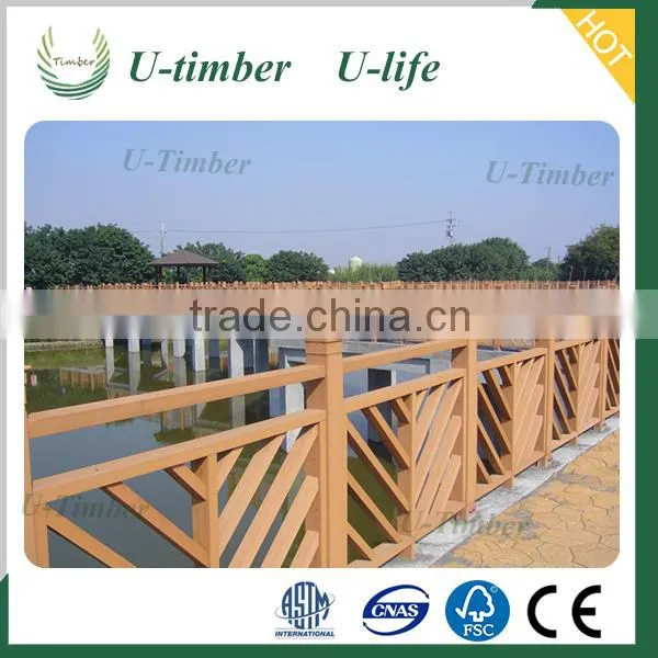 Direct Factory Long Lifetime WPC Wood Composite Decorative Fence photo-3