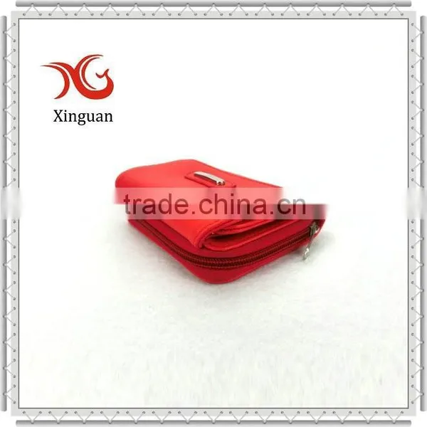 Red Leather Wallets for Woman