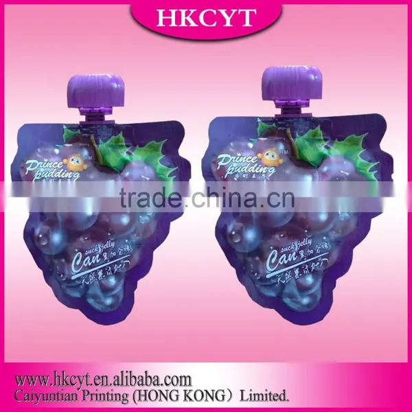 Custom Shaped Food Grade Baby Food Spout Pouch Bag photo-3