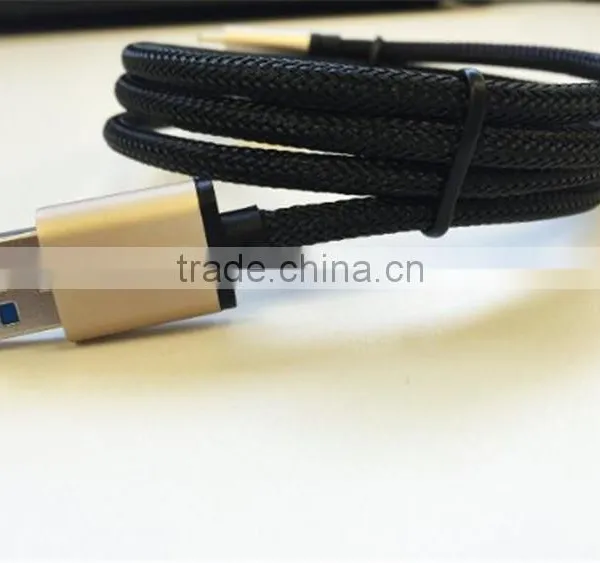 Nylon Moblie USB 3.0 Type C Transfer Data Cable for Mackbook photo-5